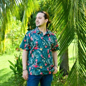 Men's Sublimated Button-up Shirt