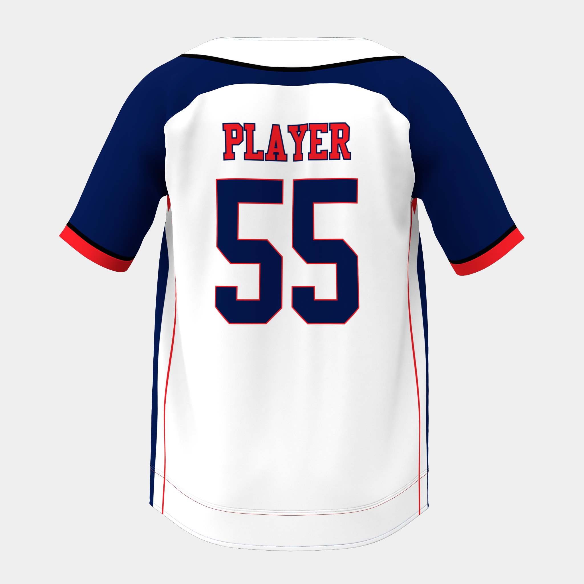 Men's Baseball Jersey with Piping Design 8 Imprint PH