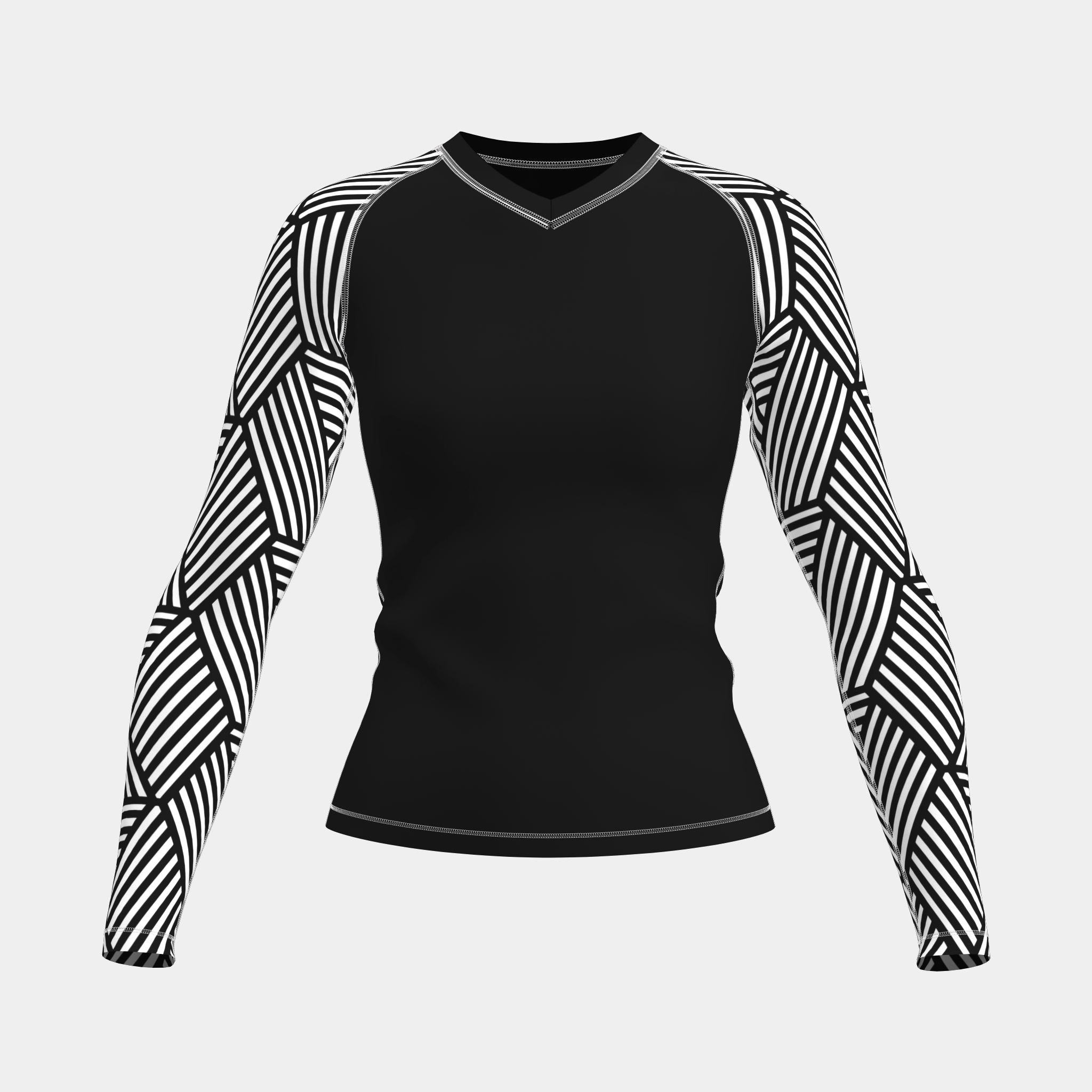 Women’s Rash Guards (Long Sleeve) Design 8 Imprint PH